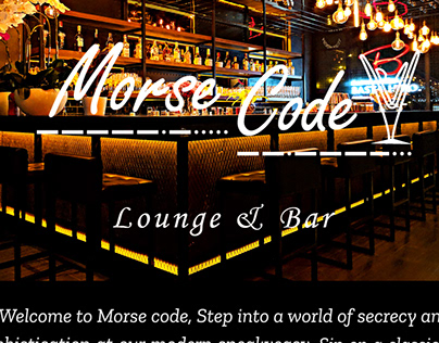 Morse Code Bar