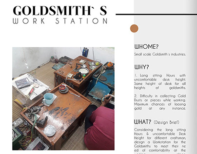 Goldsmith`s Work Station