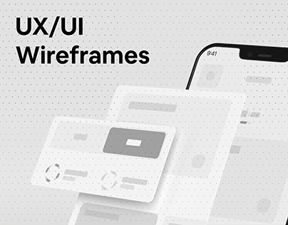 UXUI Mobile Wireframes