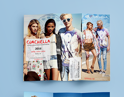 H & M Coachella Mailing Brochure