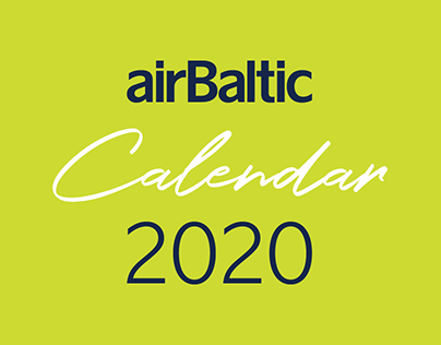 airBaltic calendar 2020