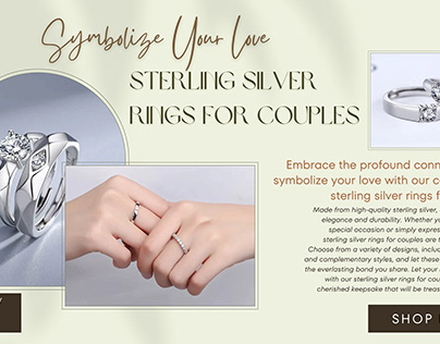 Sterling Silver Rings for Couples |Symbolize Your Love