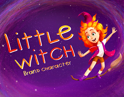 Character design. Little witch