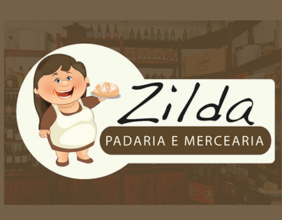 Criação de logo - Zilda Padaria e Mercearia