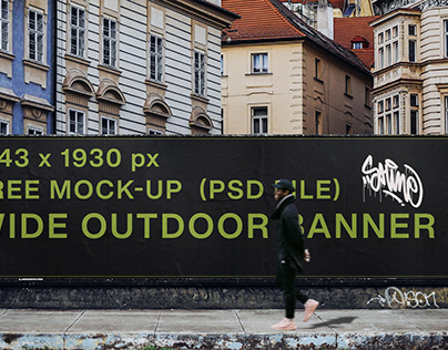 Prague Advertisement Mockup (free download)