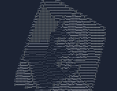 Ricardo Cube ASCII GIF