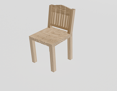 Krzesło w programie Blender