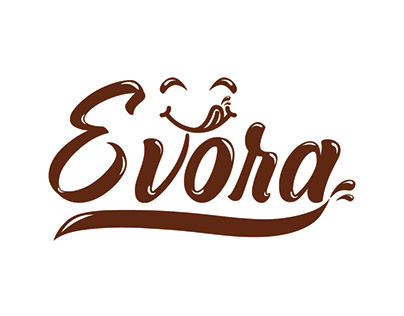 ُEvora chocolate logo design - شعار شيكولاته إيفورا