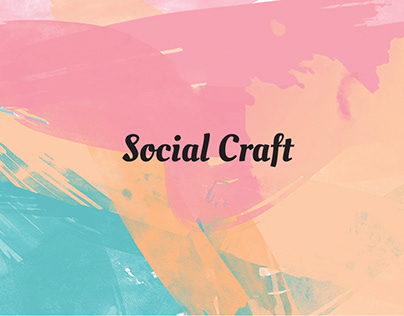 Social craft: color blocking package design