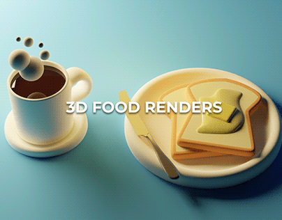 3D Food Renders