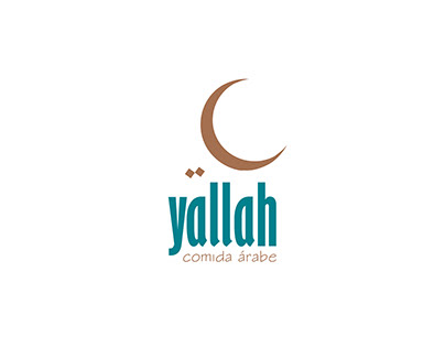Yallah. Branding para restaurante de comida árabe.