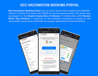 GCC Vaccination Booking Portal