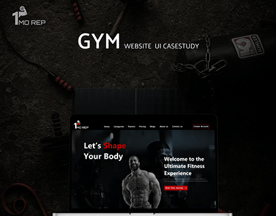 Boxing Gym Website Ui Design