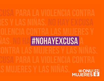 #NOHAYEXCUSA para la violencia de género