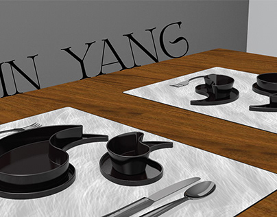 Yin Yang Table Set