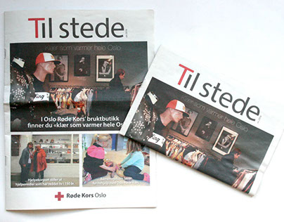 Redesign av Røde Kors avisa i Oslo.