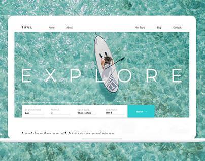 TRAVEL AGENCY LANDING PAGE