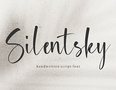 FONT | Silentsky Handwritten Script