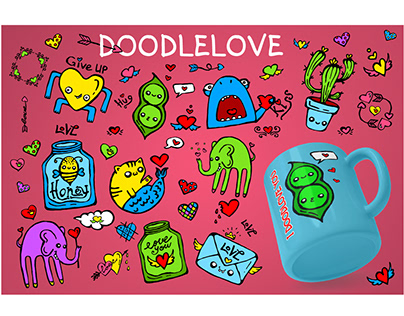 Hand Drawing ClipArt Doodle Love