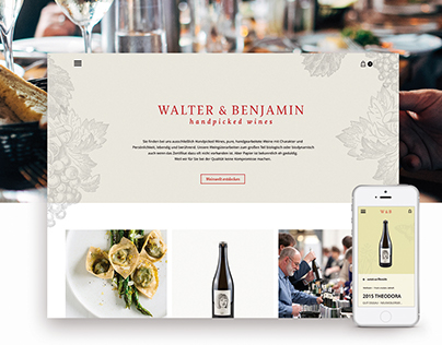 Walter & Benjamin - Website Relaunch, e-commerce, eshop