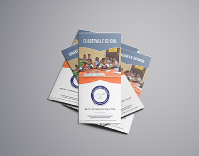 Chasteville School Brochure Design