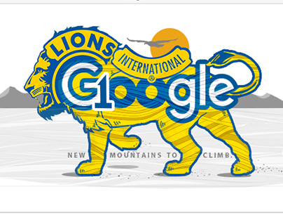doogle Google Lions International 100
