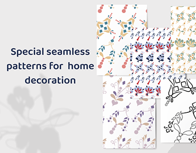 Special seamless pattern for home decoration
