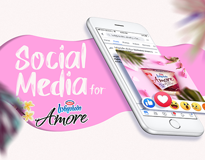 Social media for "Amore"