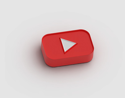 3D Youtube Logo