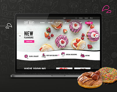 Offbeat Donuts: Food & Beverage eCommerce Relaunch