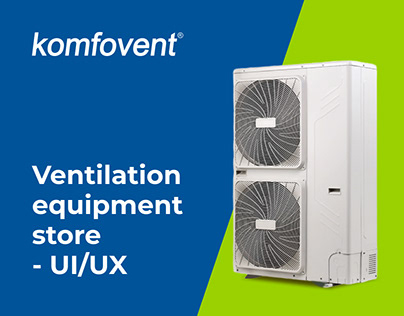 Ventilation equipment store - UI/UX