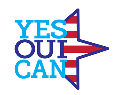 YES OUI CAN Logo Design