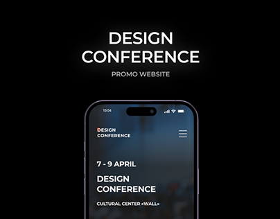 Promo Website Design Conference
