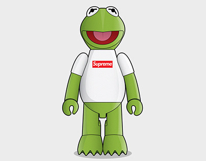 Supreme Kermit The Frog Illustration