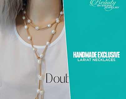 Buy Online Pearl Lariat Necklace