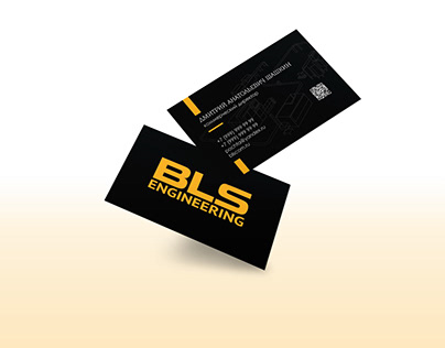 BLS ENGINEERING — логотип, визитки, флаеры