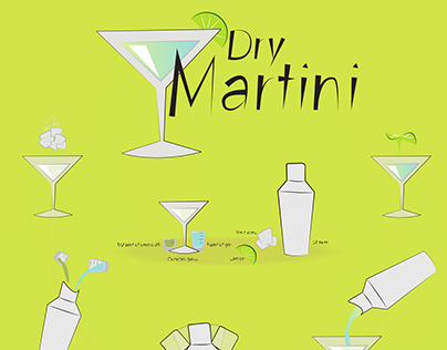 Infographic Design - Dry Martini