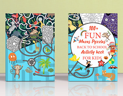 100+ Fun Mazes Puzzles ''Back To School" Activity Book