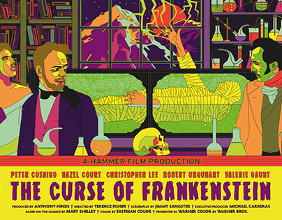 The Curse of Frankenstein - Alternative Movie Poster