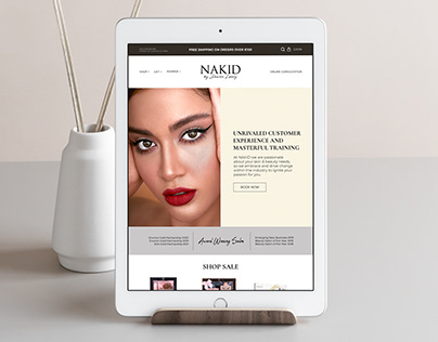 Nakid · Website, Poster and Social Media Design