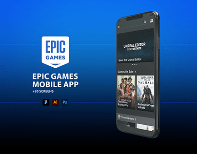Epic Games Mobile App - UX/UI Case Study