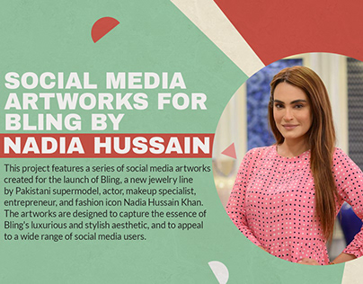 Project thumbnail - Social Media Artworks for Bling by Nadia Hussain
