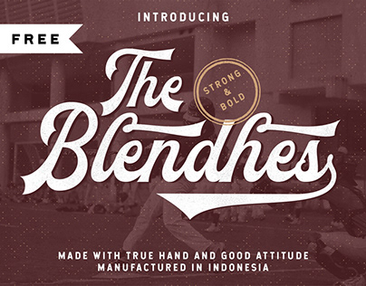 FREE | The Blendhes Typeface