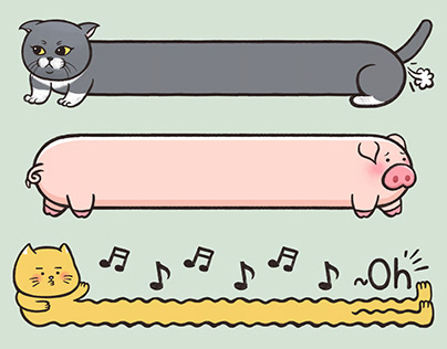 [ Line Stickers ] 荳荳貓的不要問 表情貼