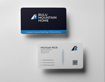 Client Project Business Card Design Template