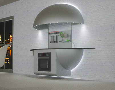  Concept kitchen shell-shaped