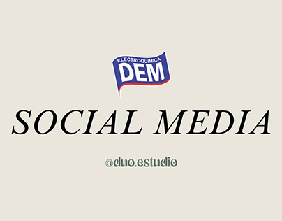 Project thumbnail - Social Media "DEM Electroquimica"