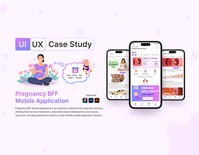 Pregnency BFF App UI UX Case Study