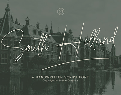 South Holland Signature font