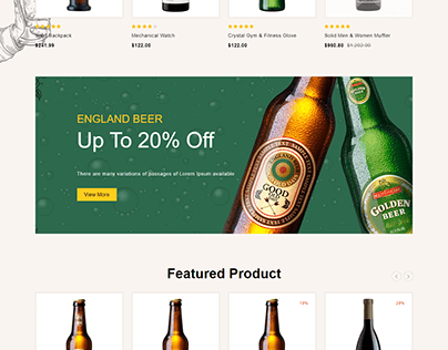 woo-commerce Beer website